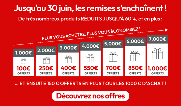 En juin, LES REMISES S’ENCHAÎNENT !